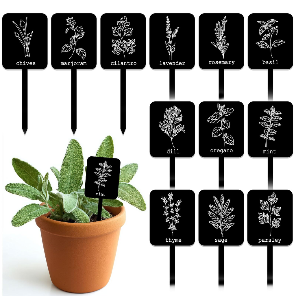 Farmer Vertexiq Garden Modern Plant Tags Navy